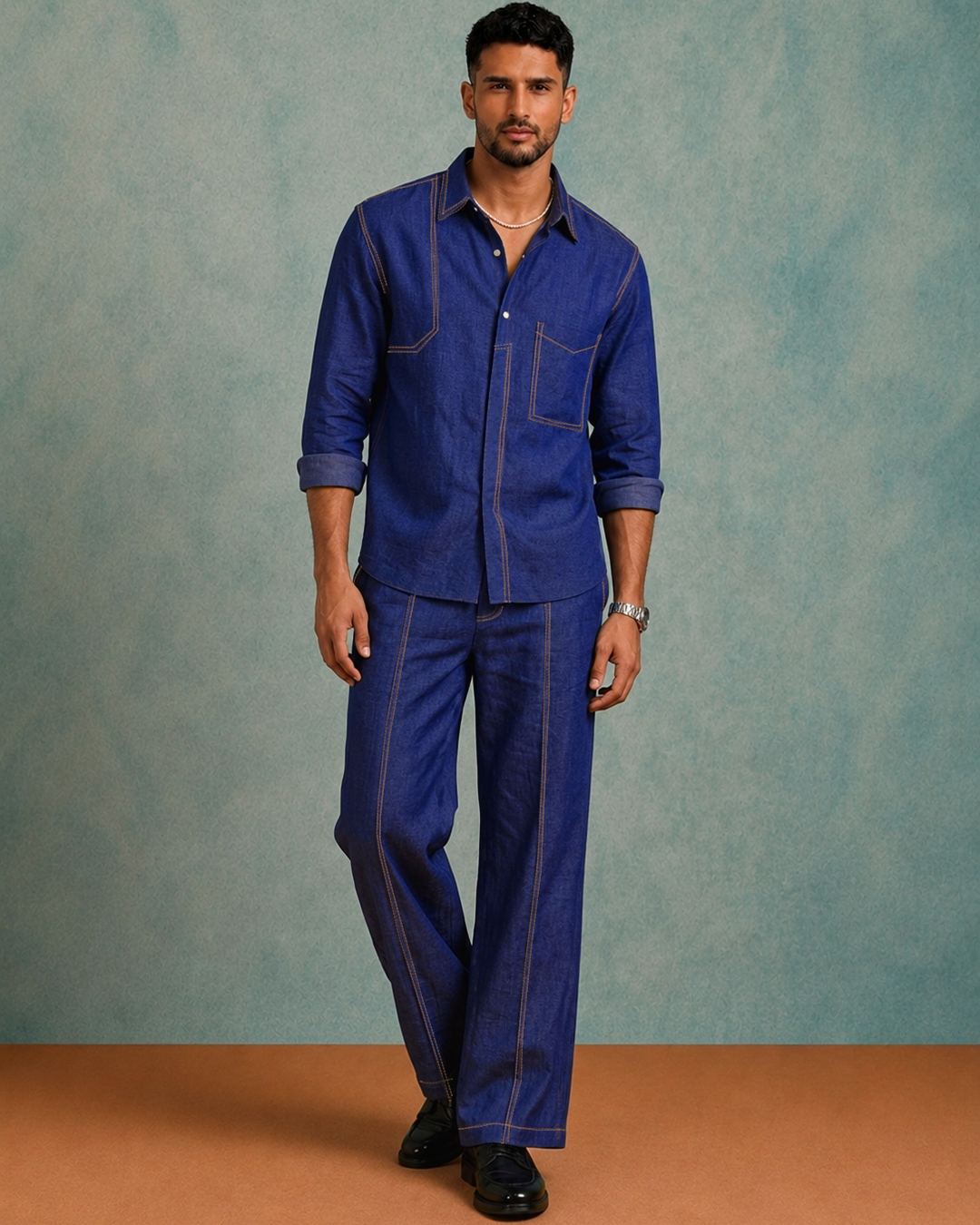 Indigo Line Trousers