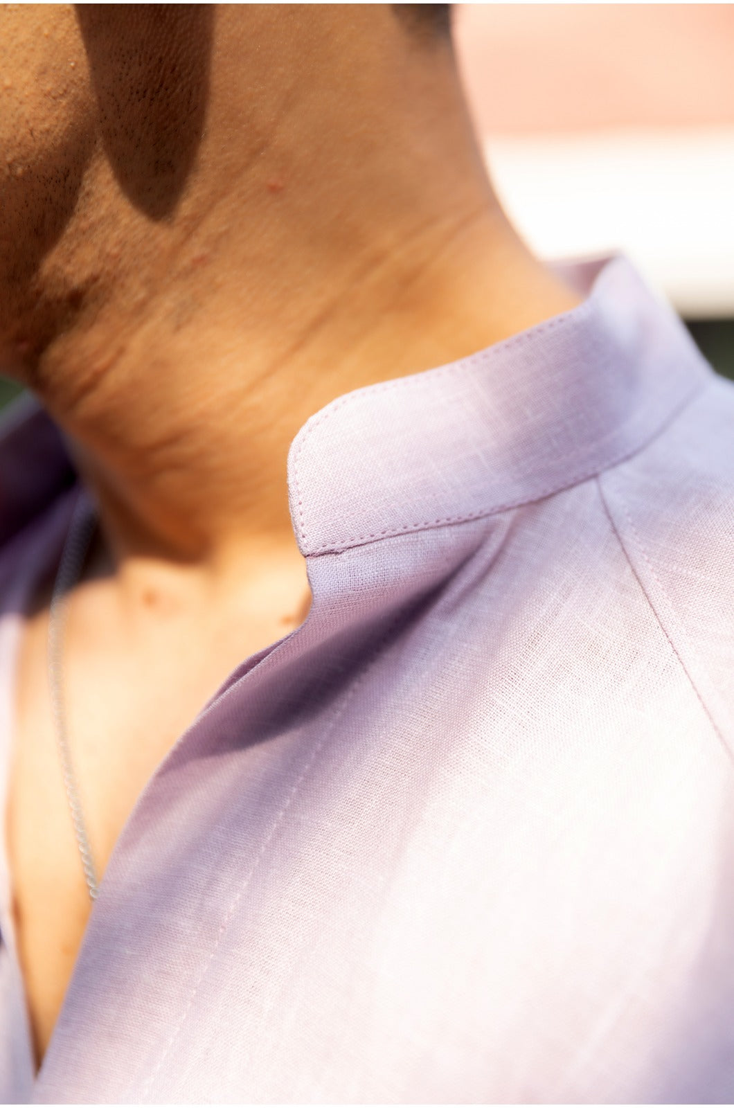 Languid Lavender Linen Shirt