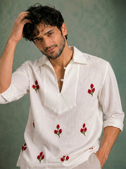 Crimson Bloom Tshirt