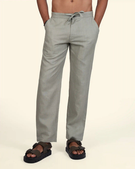 Sage Linen Trouser