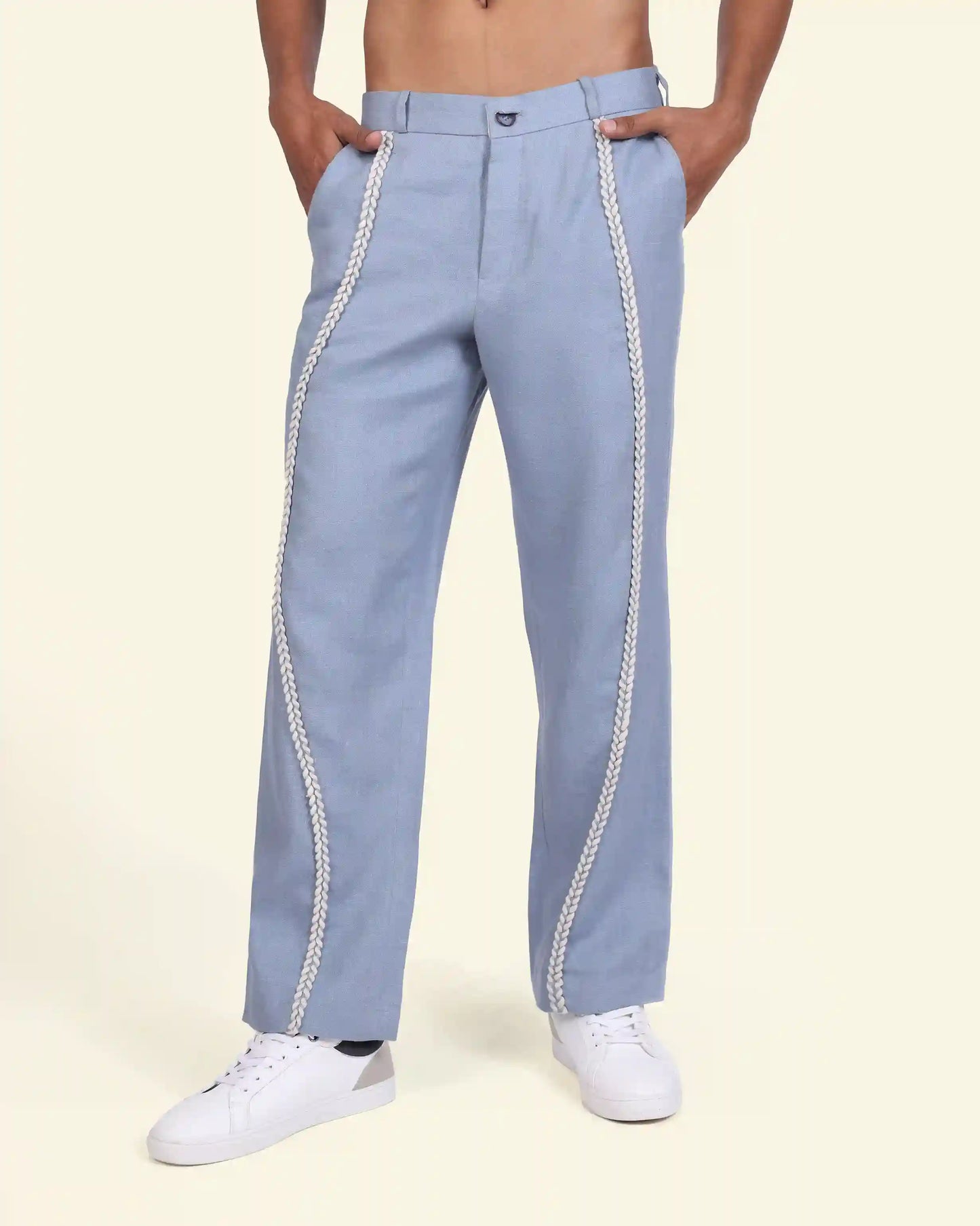 Sea Braid Linen Trouser