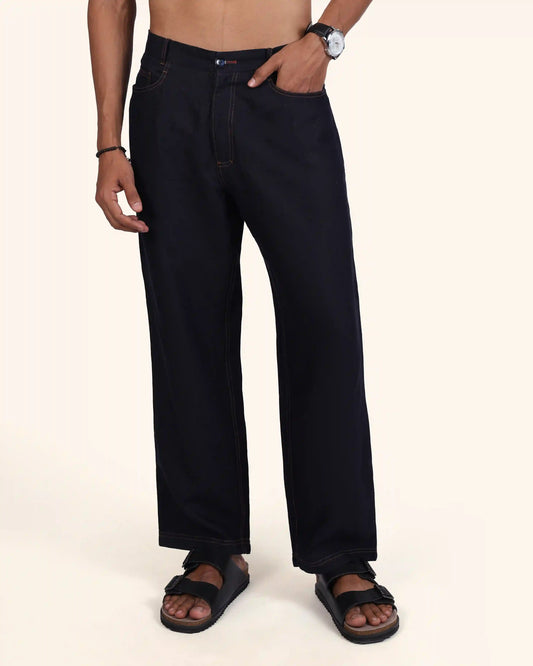 All black Linen Trousers