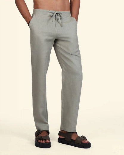 Sage Linen Trouser