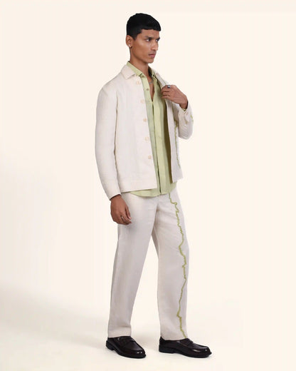 Ivory Trace Trouser