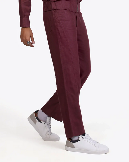 Muted Wine Trouser