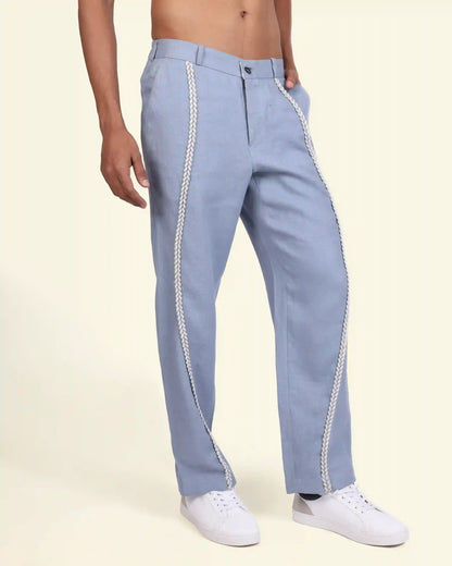 Sea Braid Linen Trouser