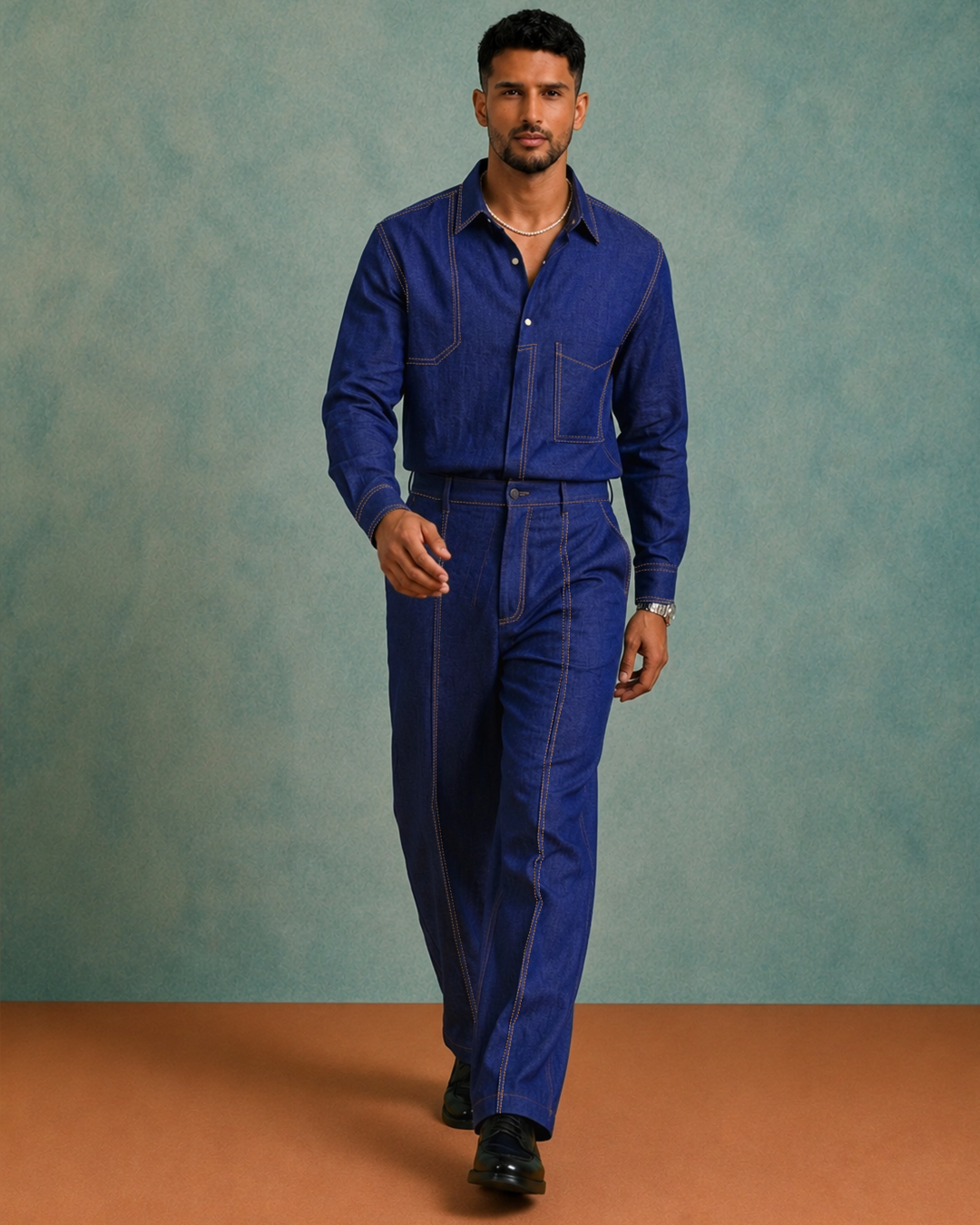 Indigo Line Trousers