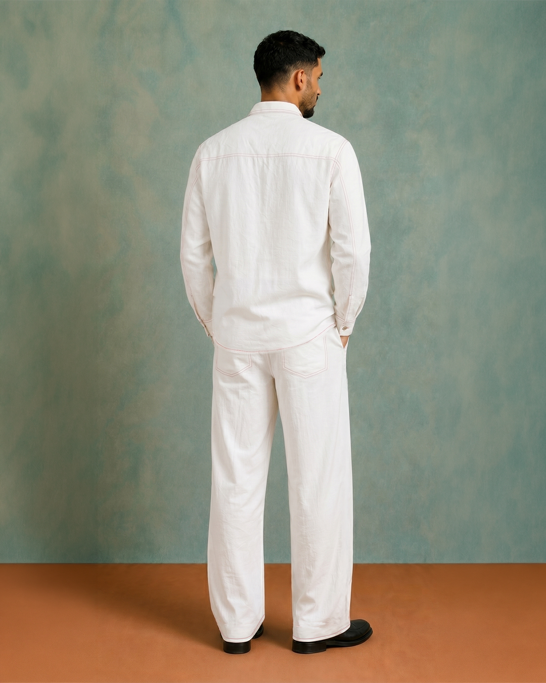 Classic White Linen Pants
