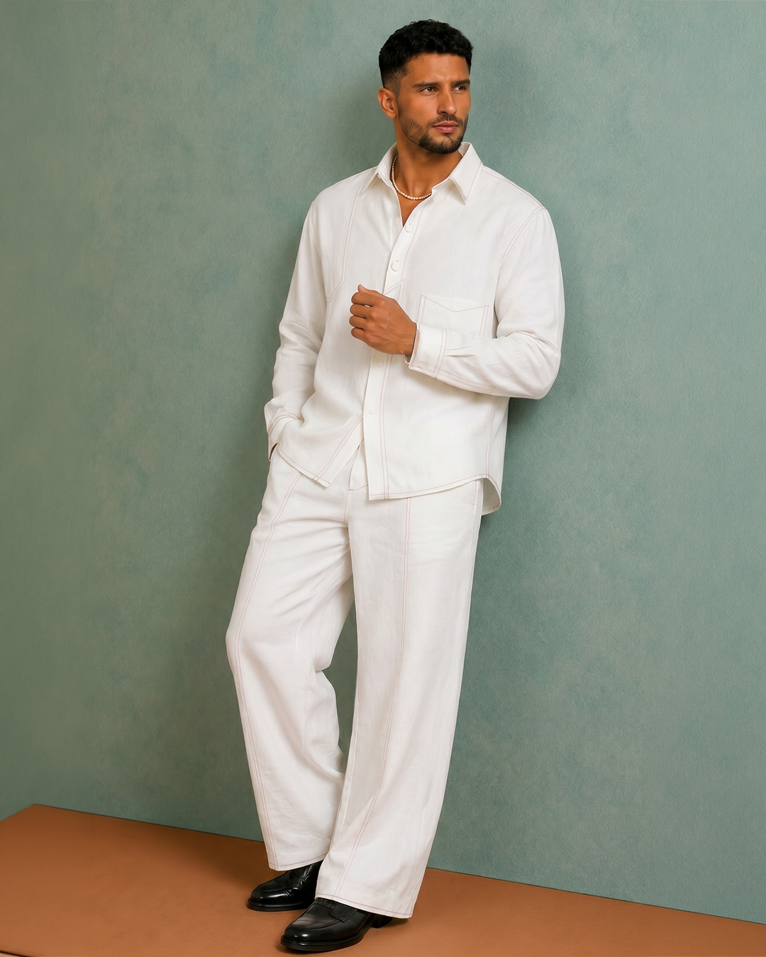 Classic White Linen Shirt