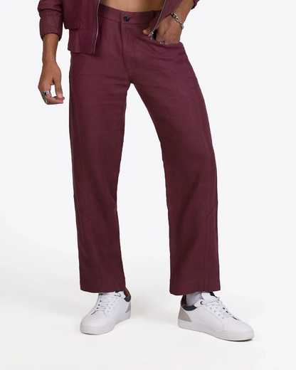 Muted Wine Trouser