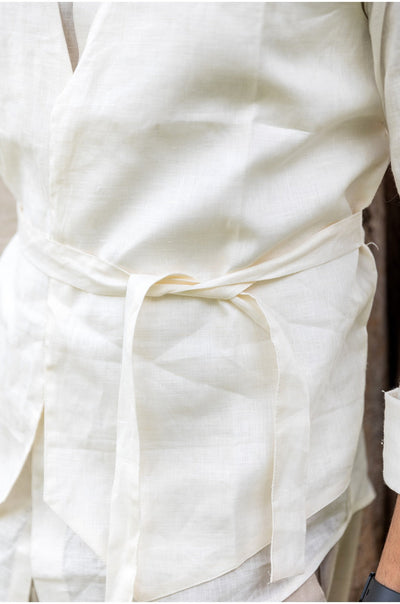 LINEN CO-ORD SET FOR MEN - KNOTTED PROJECT