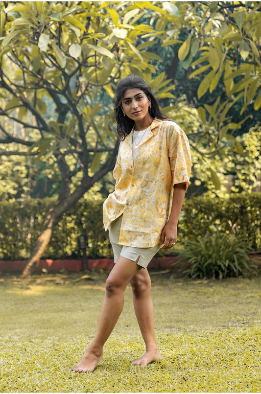 MARBLE PRINTED SHIRT