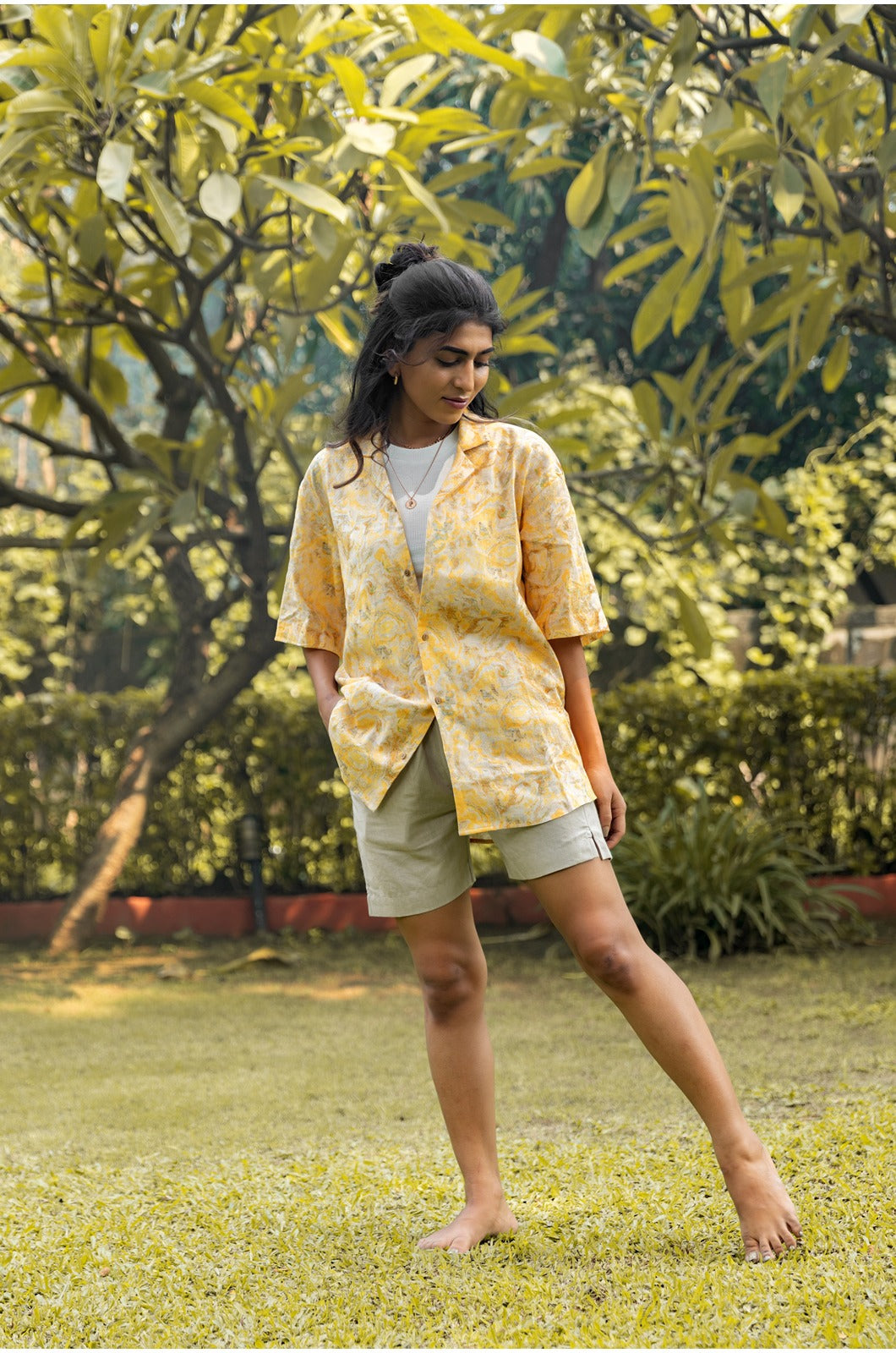 LINEN PRINTED SHIRT FOR WOMEN EDITION