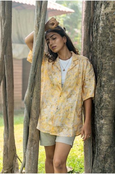 LINEN PRINTED SHIRT FOR WOMEN EDITION