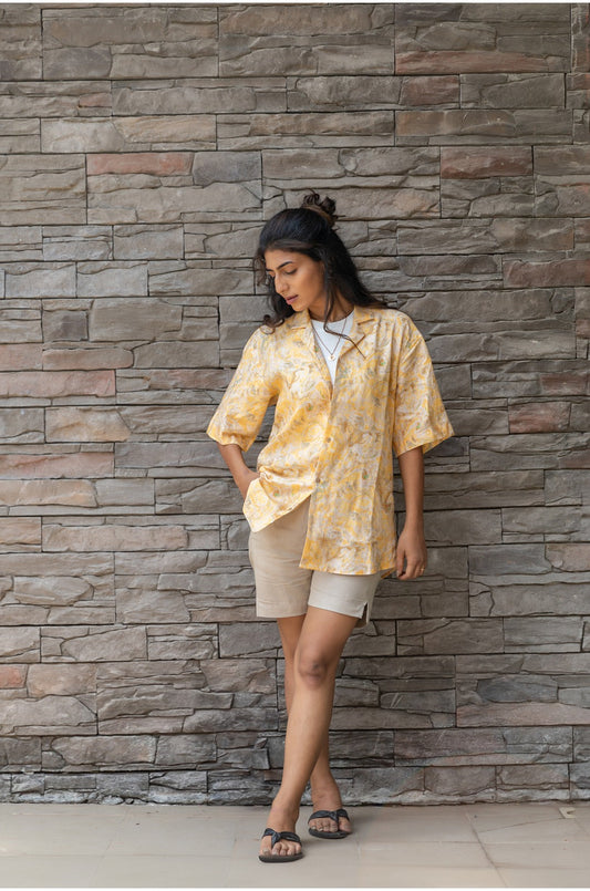 MARBLE PRINTED SHIRT