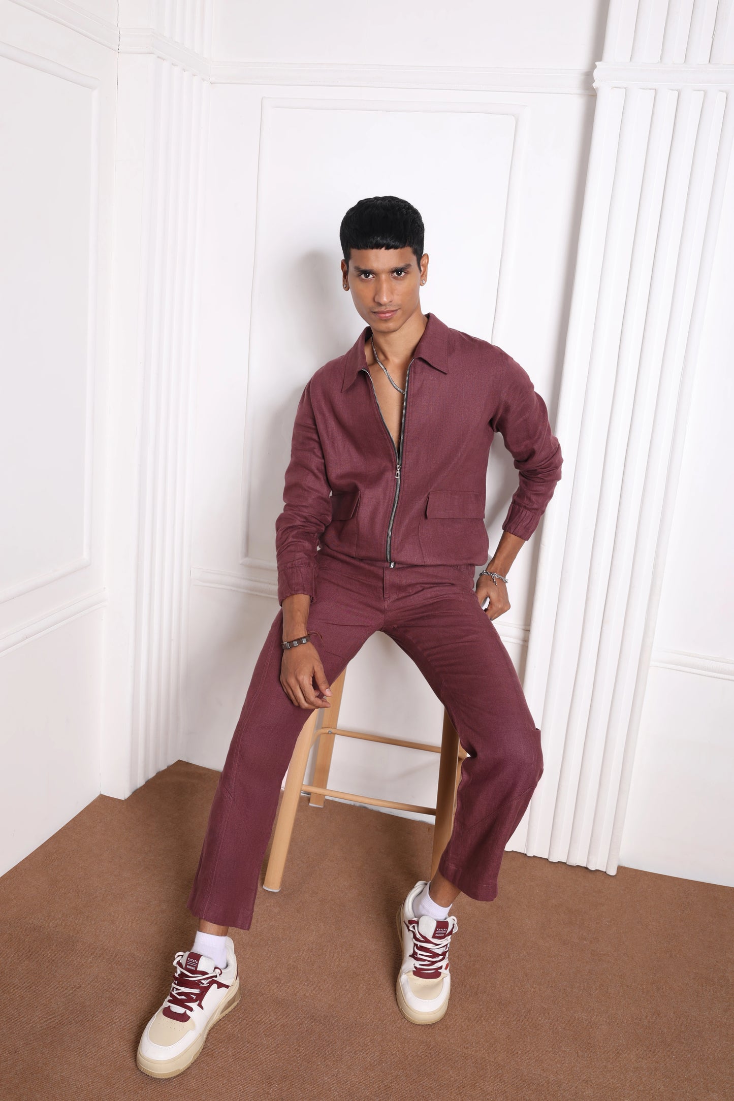Muted Wine Trouser