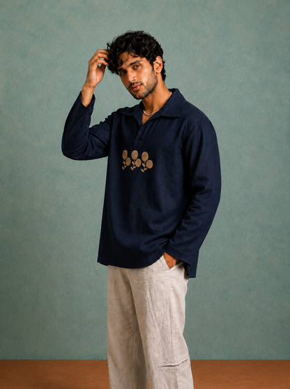 The Grove Tshirt Blue