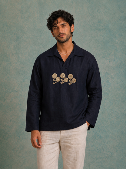The Grove Tshirt Blue