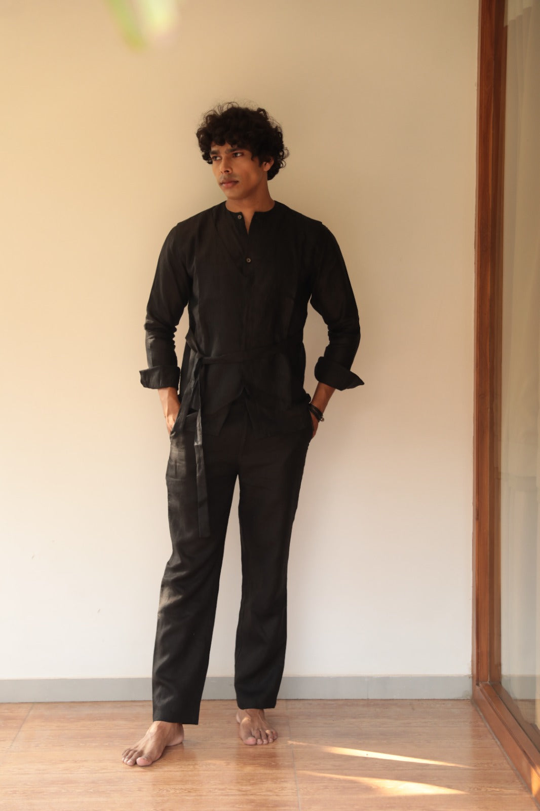 LINEN CO-ORD SET FOR MEN | KNOTTED PROJECT